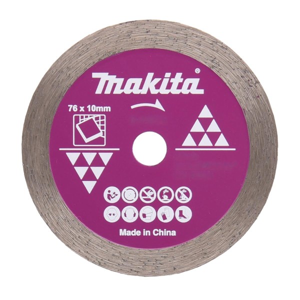 Makita Diamanttrennscheibe 76mm Ø 76 mm - 1,4 mm Schnittstärke - Trocken - Keramikfliesen - D-77263