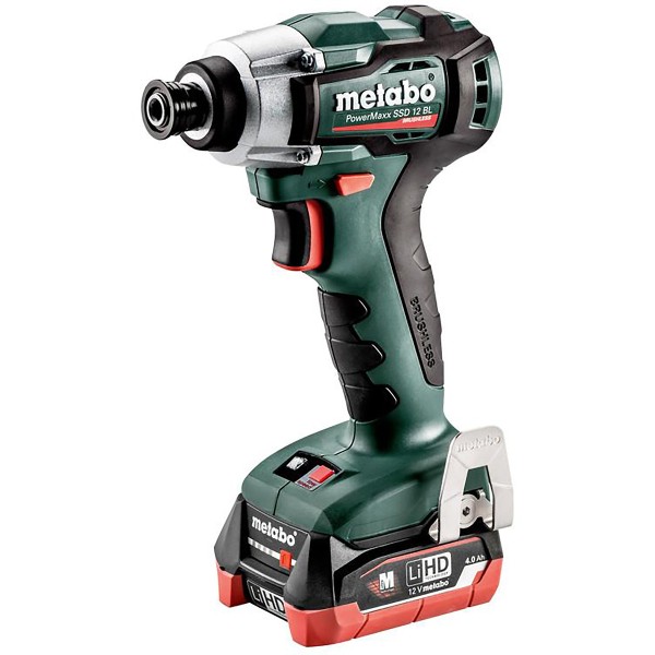 Metabo Akku-Schlagschrauber PowerMaxx SSD 12 BL metaBOX 118 - 12V 2x4Ah LiHD + ASC 55