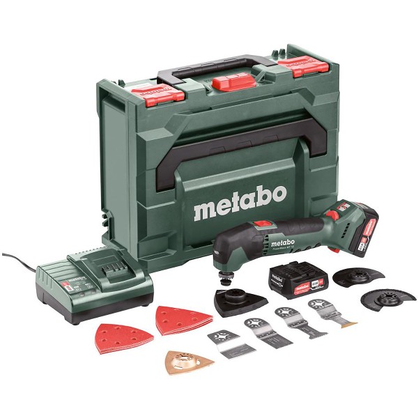 Metabo Akku-Multitool PowerMaxx MT 12 metaBOX 145 - 12V 2x2Ah Li-Power + SC 30 - 613089510