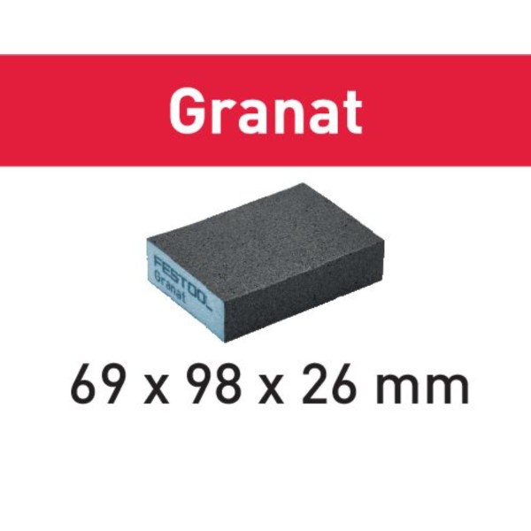 Festool Handschleifblock Granat 69x98x26 GR/6