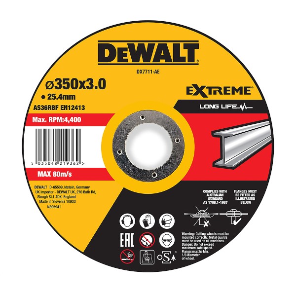 DEWALT EXTREME Trennscheibe Inox ø 350mm