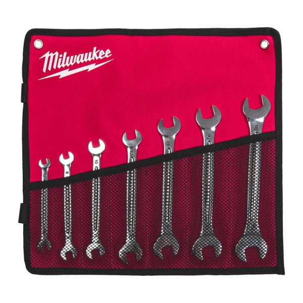 Milwaukee Doppel-Maulschlüssel 7-teiliges Set