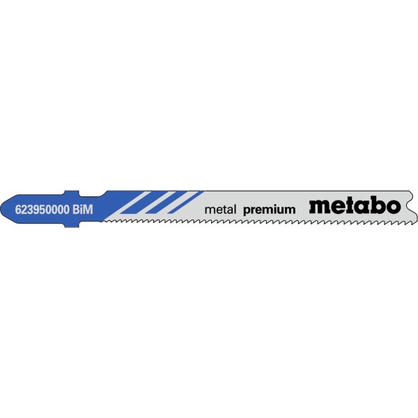 Metabo Stichsägeblätter metal premium 66 mm, progressiv, BiM, mit Eintauchspitze - 5 Stück