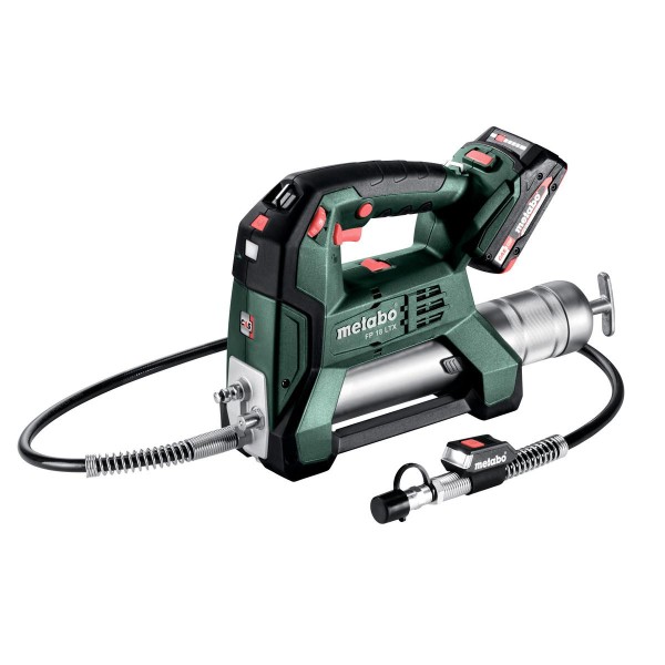 Metabo Akku-Fettpresse FP 18 LTX metaBOX 165 L - 18V 2x2Ah Li-Power + SC 30