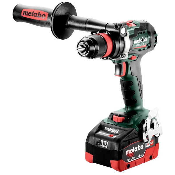 Metabo Akku-Bohrschrauber BS 18 LTX BL Q I metaBOX 145 L - 18V 2x5.5Ah LiHD + ASC 145