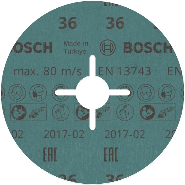 Bosch Fiberschleifscheibe R780 Best for Metal and Inox, Durchmesser (mm): 125