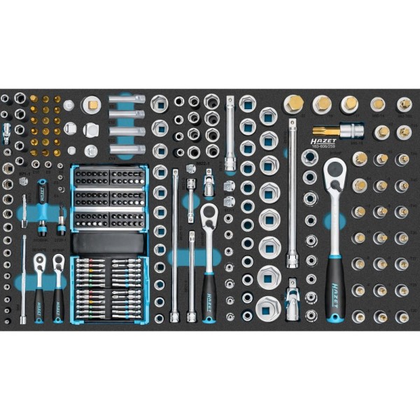 HAZET Steckschlüssel Satz 163-606/259 - 259-teilig