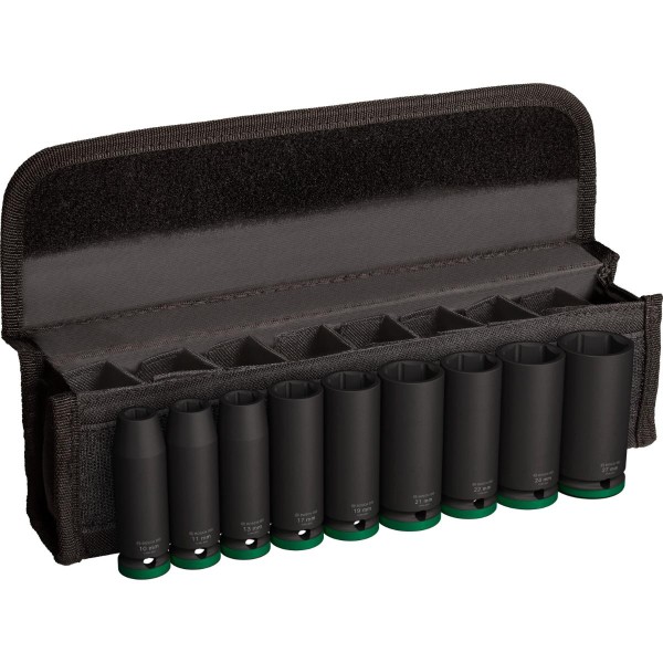 Bosch PRO Impact Socket Set, 1/2", tief, 9 teiliges Set