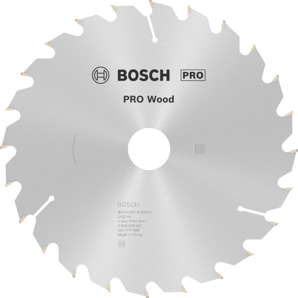 Bosch Kreissägeblatt Optiline Wood für Handkreissägen ø 210 mm