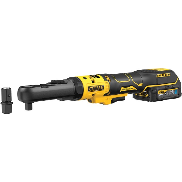 DEWALT Akku-Ratsche 3/8 - 1/2 Zoll 18V + 1 Akku + Schnellladegerät