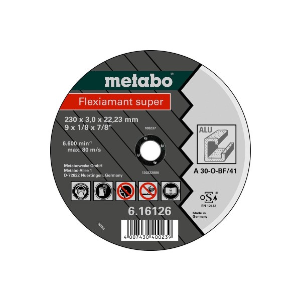 Metabo Flexiamant super Alu Trennscheibe gekröpft 115x2,5x22,23