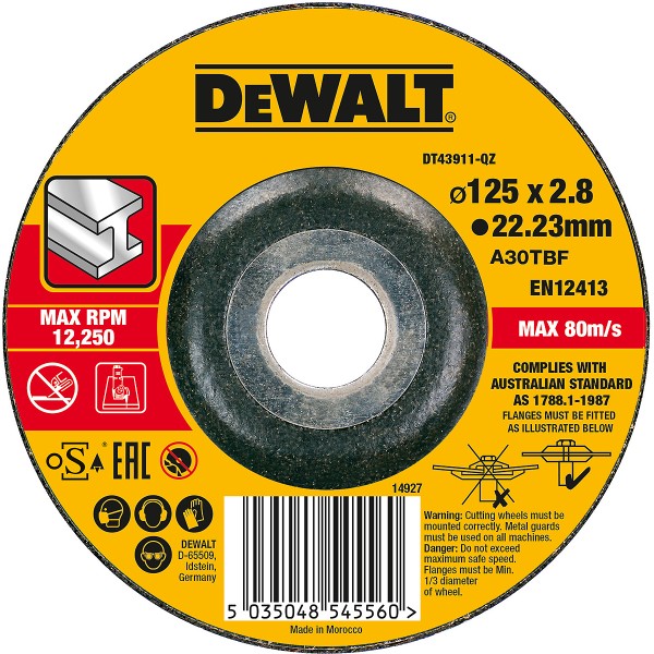 DEWALT EXTREME Trennscheibe Metall ø 125mm