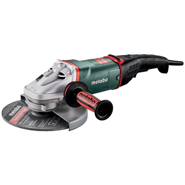 Metabo Winkelschleifer WEPBA 26-230 MVT Quick mit Bremse, Schnellspannmutter, drehbarem Haupthandgriff, Totmannschalter - Karton