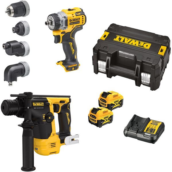 DEWALT Akku-Bohrschrauber-Set, 12V - 5Ah