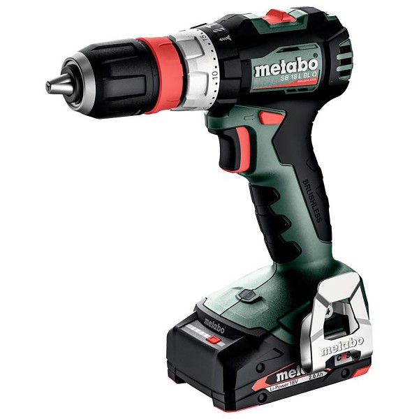 Metabo Akku-Schlagbohrschrauber SB 18 L BL Q metaBOX 145 - 18V 2x2Ah Li-Power + SC 30