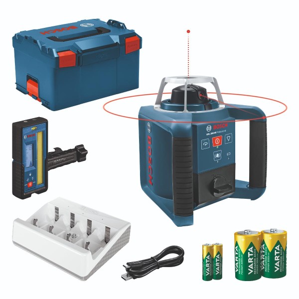 Bosch Rotationslaser GRL 300 HV + LR 45 in L-BOXX