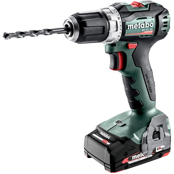 Metabo Akku-Bohrschrauber BS 18 L BL metaBOX 145 - 18V 2x2Ah Li-Power + SC 30 - 602326500