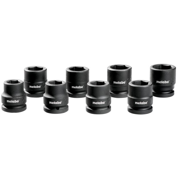 Metabo Steckschlüsselsatz 8-teiliges Set für Schlagschrauber 3/4"