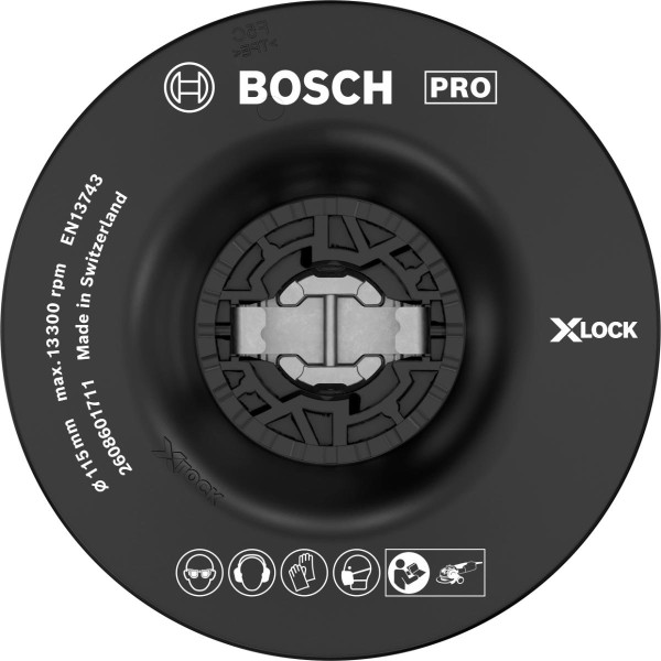 Bosch X-LOCK Stützteller, weich, 115 mm