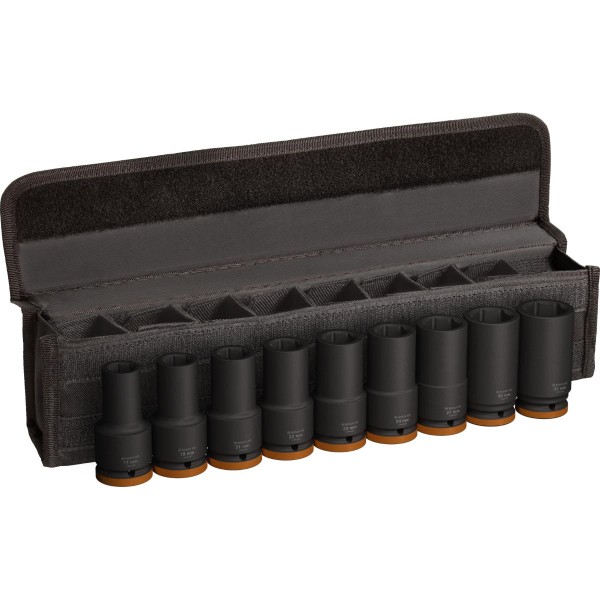 Bosch PRO Impact Socket Set, 3/4", tief, 9 teiliges Set