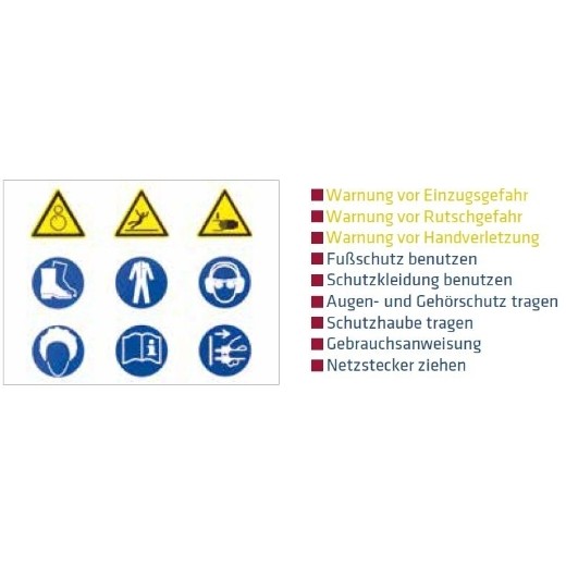 ELMAG Warnschild 'ALU' 100x75mm