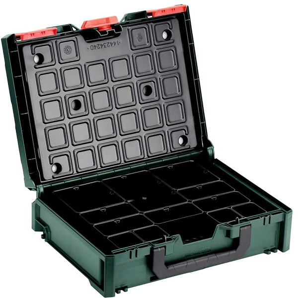 Metabo metaBOX 118 Organizer mit 12 Sortimo Einsatzboxen