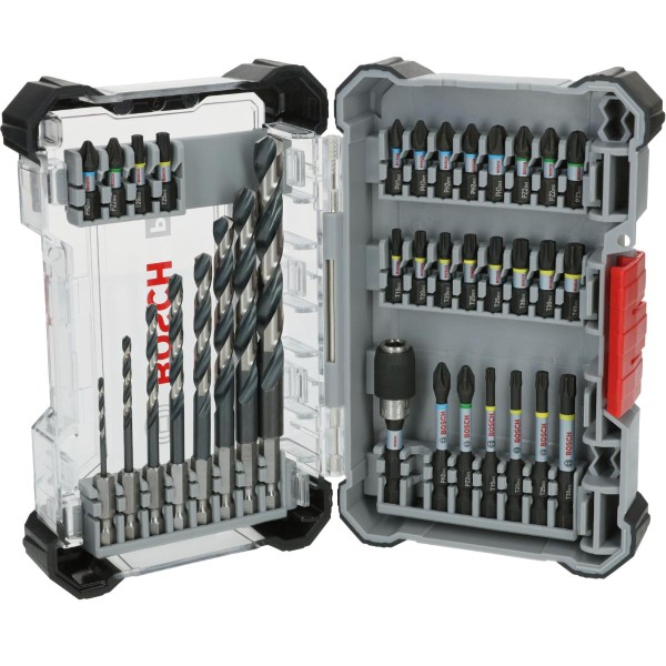 Bosch PRO Impact Schrauberbits und Metallbohrer Mixed, 35-teiliges Set