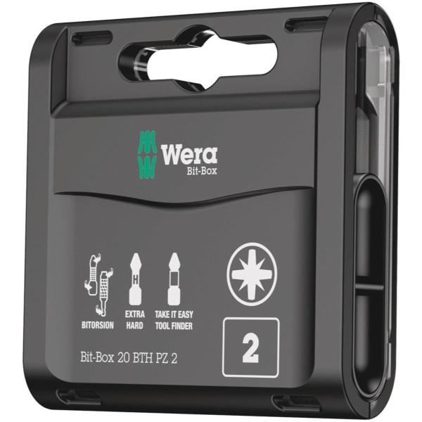 Wera Bit-Box 20 BTH PZ, PZ 2 x 25 mm, 20-teilig