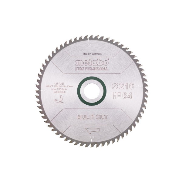 Metabo Sägeblatt multi cut - professional FZ / TZ 10°