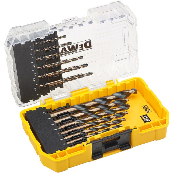 DEWALT Black&Gold Metallbohrer-Set HSS-G 19-tlg.