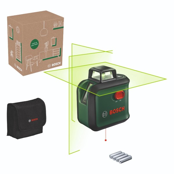 Bosch Kreuzlinien-Laser AdvancedLevel 360 Set ECO- Lieferkarton