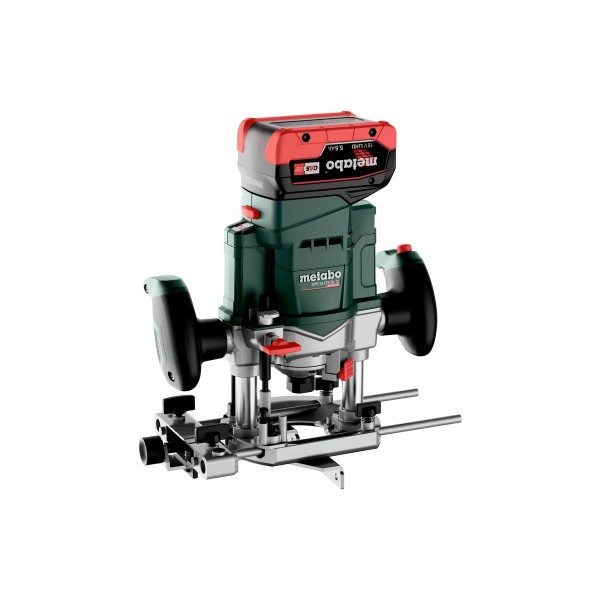 Metabo Akku-Oberfräse OFV 18 LTX BL 12 - 2x 5,5Ah LiHD, ASC 145, metaBOX 340