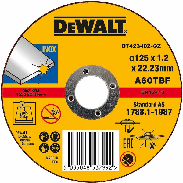 DEWALT High Performance Trennscheibe Inox ø 125mm