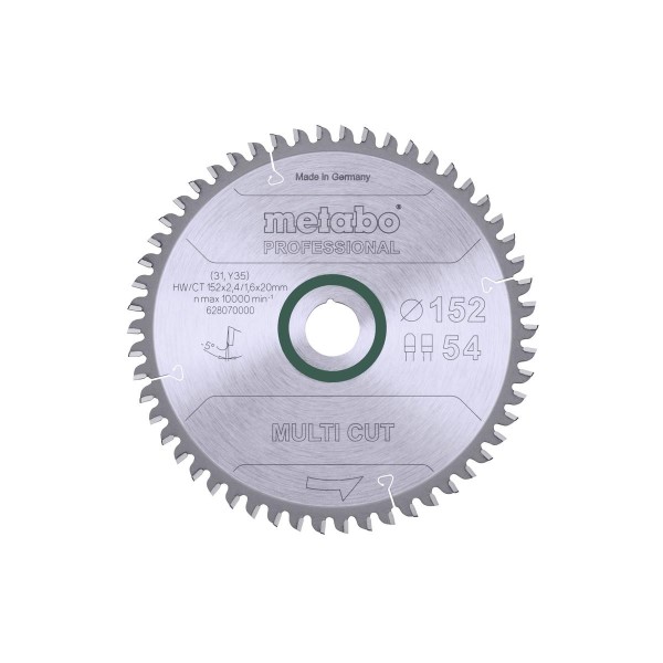 Metabo Sägeblatt multi cut - professional FZ / TZ 5° neg