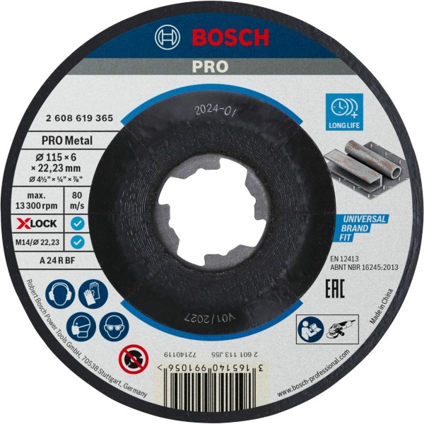 Bosch X-LOCK Schruppscheibe T27 A 24 P BF