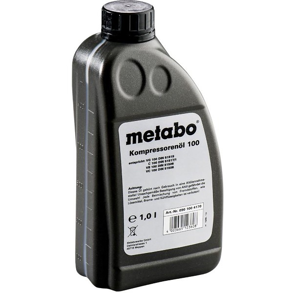 Metabo Kompressorenöl 1 Liter für Kolbenverdichter