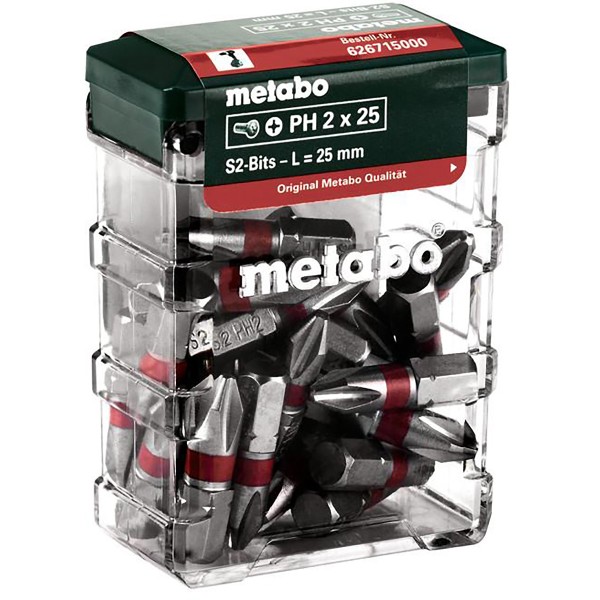 Metabo Bit-Box PH2, SP- 25 teiliges Set