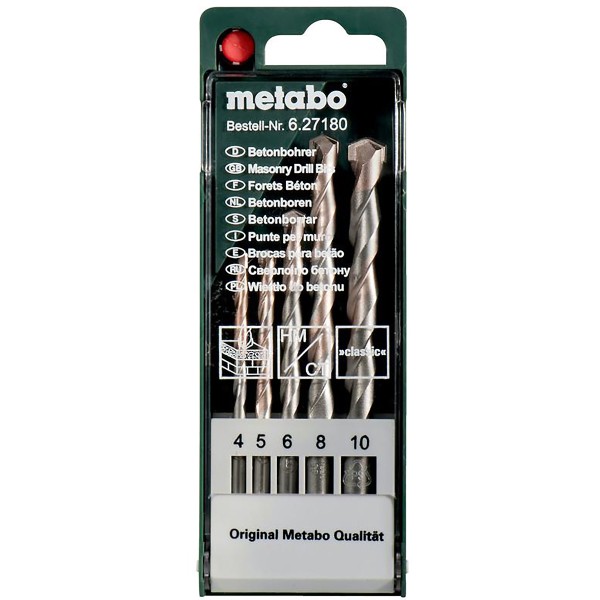 Metabo Beton-Bohrerkassette classic - 5 teiliges Set