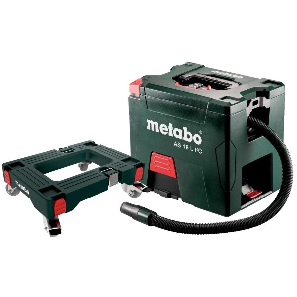 Metabo Akku-Sauger AS 18 L PC Set mit Rollbrett - Karton