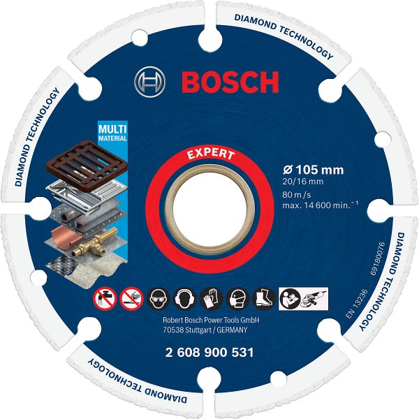 Bosch EXPERT Diamond Metal Wheel Trennscheibe,105 x 20/16 mm