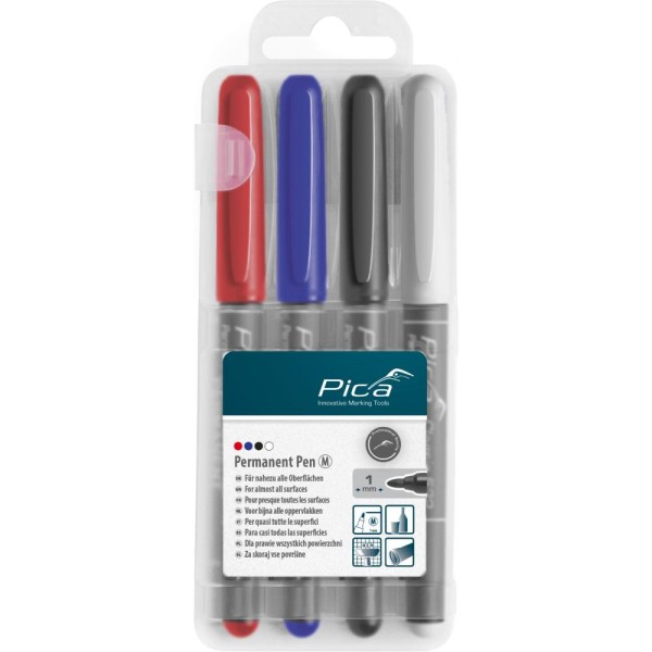 Pica Permanent Pen Set 1,0mm