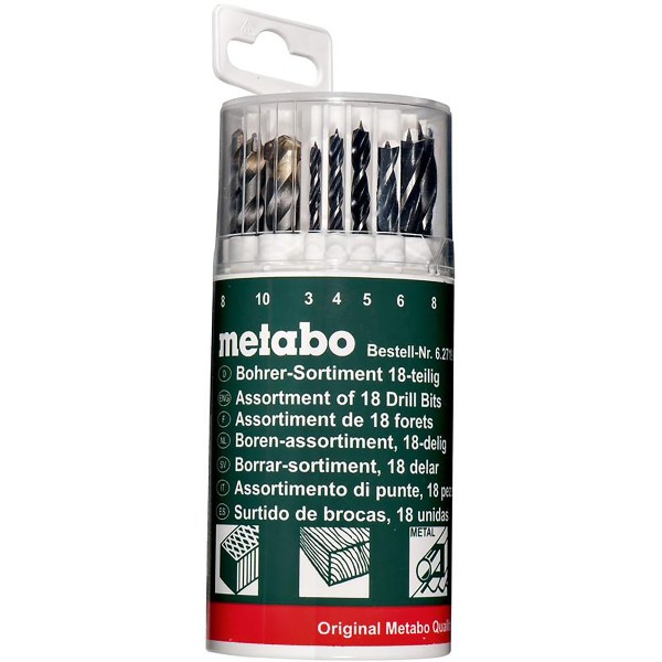 Metabo Bohrersortiment - 18 teiliges Set