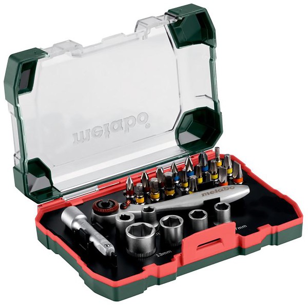 Metabo Bit- und Ratschen-Box SP - 26 teiliges Set