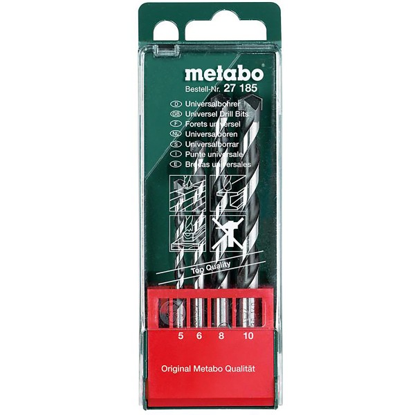 Metabo Universalbohrer-Kassette - 4 teiliges Set