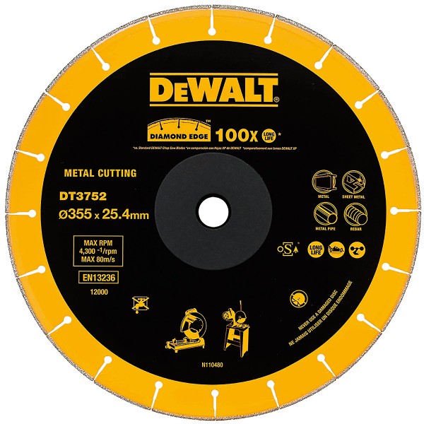 DEWALT Diamond Edge Diamanttrennscheibe 355mm