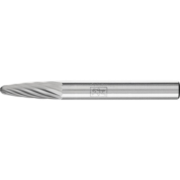 PFERD Hartmetall Frässtift Rundbogen RBF Z3 universal mittel