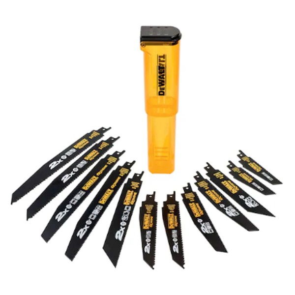 DEWALT EXTREME Bi-Metall Säbelsägeblatt Set 12-tlg.