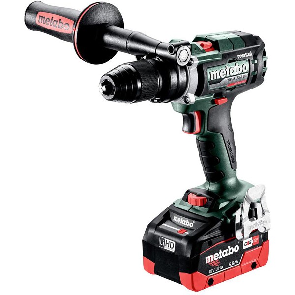 Metabo Akku-3-Gang-Bohrschrauber BS 18 LTX-3 BL I Metal metaBOX 145 L - 18V 2x5.5Ah LiHD + ASC 145