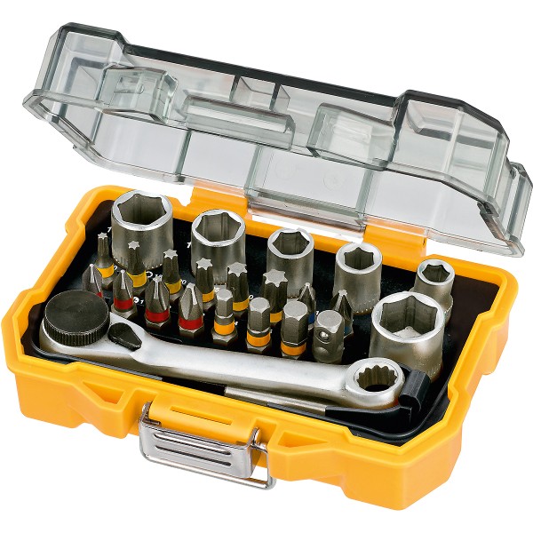 DEWALT Bit & Ratschen-Set 24-tlg.