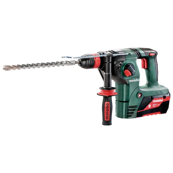 Metabo Akku-Kombihammer KHA 36 LTX mit Metabo-Quick-Wechselfutter - Kunststoffkoffer - 36V 2x5.2Ah Li-Power + ASC Ultra